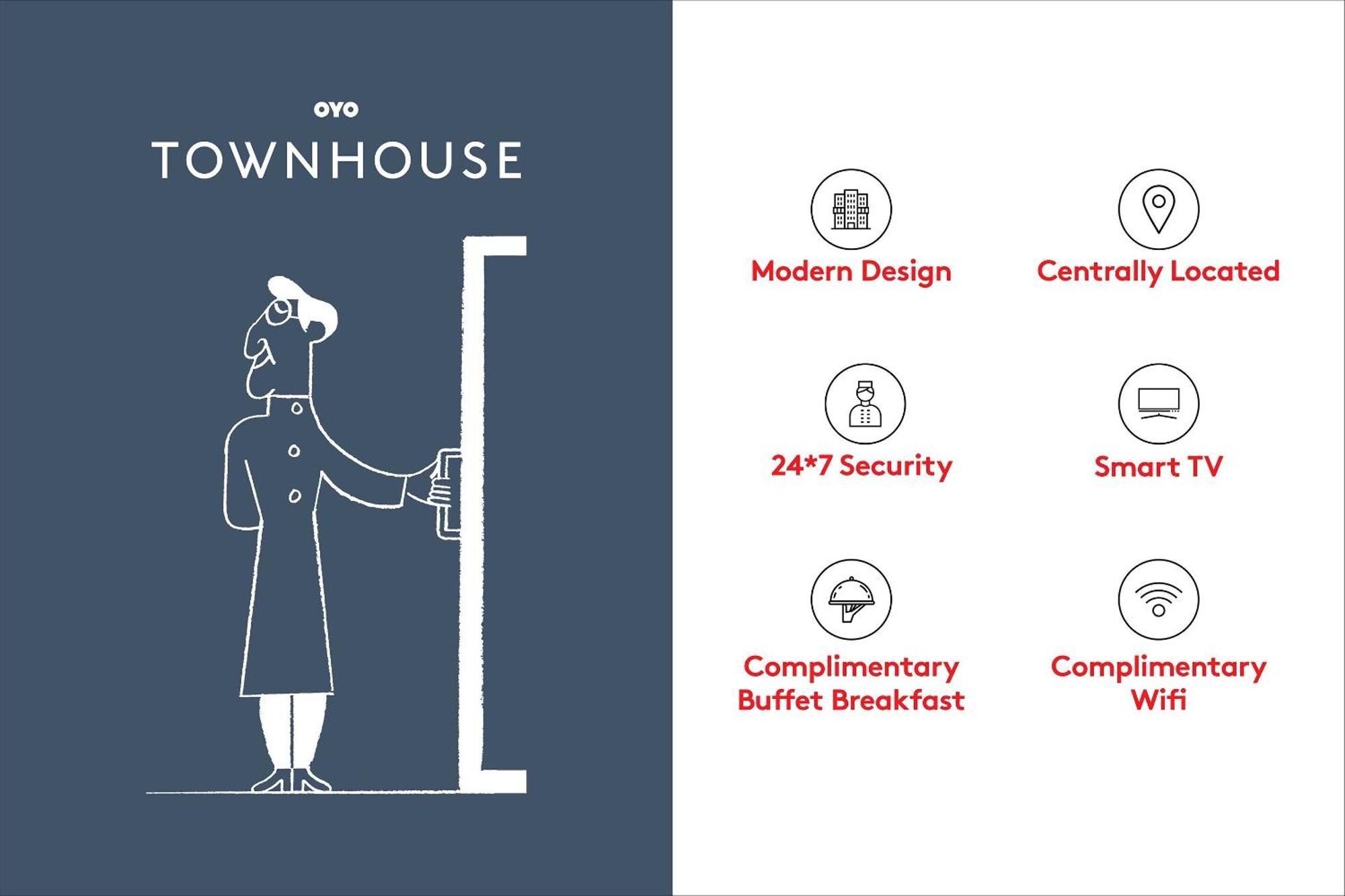 Townhouse De Alphabet Hotel Gachibowli Eksteriør bilde